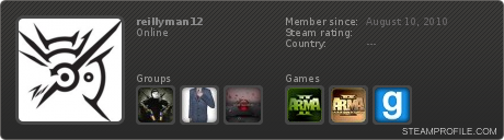 Steamprofile badge by Steamprofile.com